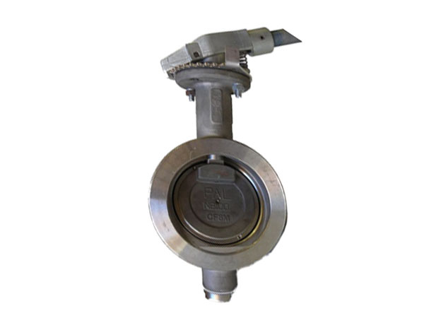 Ductile Iron Material Handle Wheel Worm Gear Operated Wafer Butterfly Valve  Dn350 Pn16